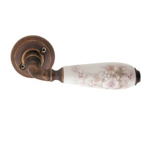 handle door cinzia dec c brass antiqued