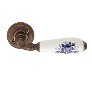 handle door internal cinzia dec b brass antiqued